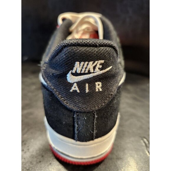 Nike Boys Air Force 1 LV8 1 GS Mystic Red/Black-Size 7 Youth Excellent Condition - Picture 6 of 16